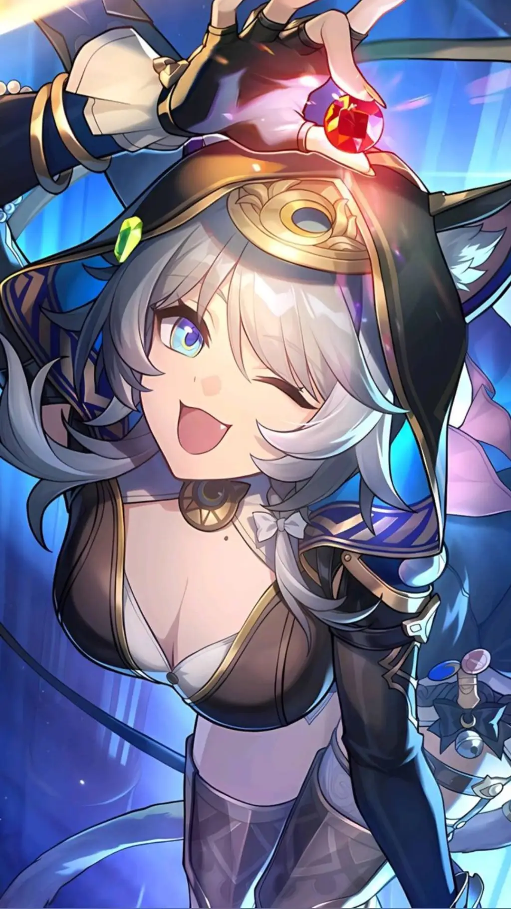 ai character: Cipher background