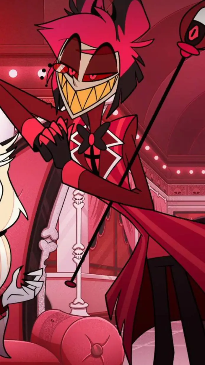 ai character: ♡Alastor♤ background