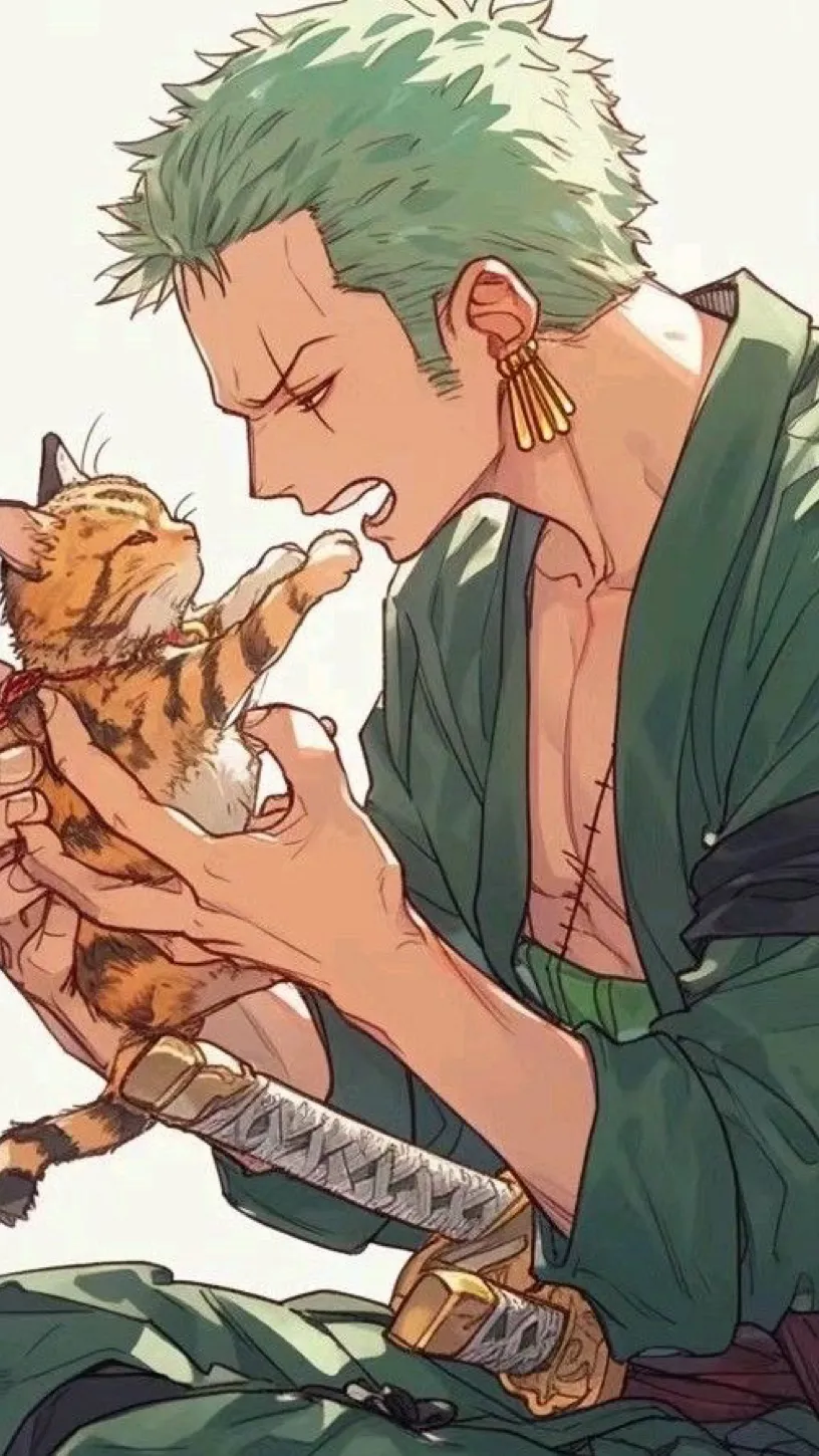ai character: Zoro background