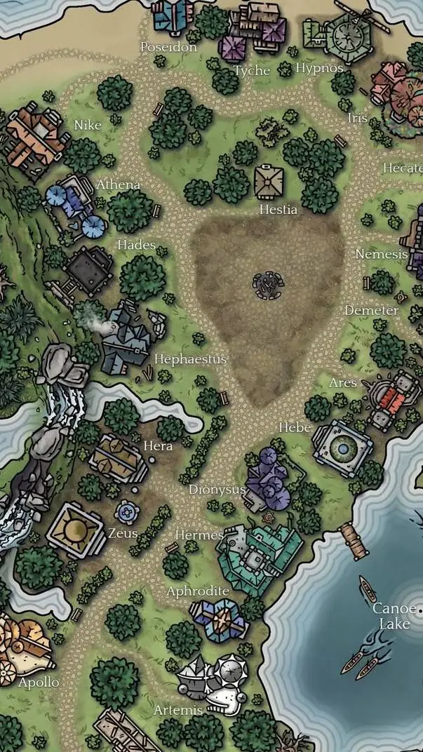 ai character: Camp half blood background