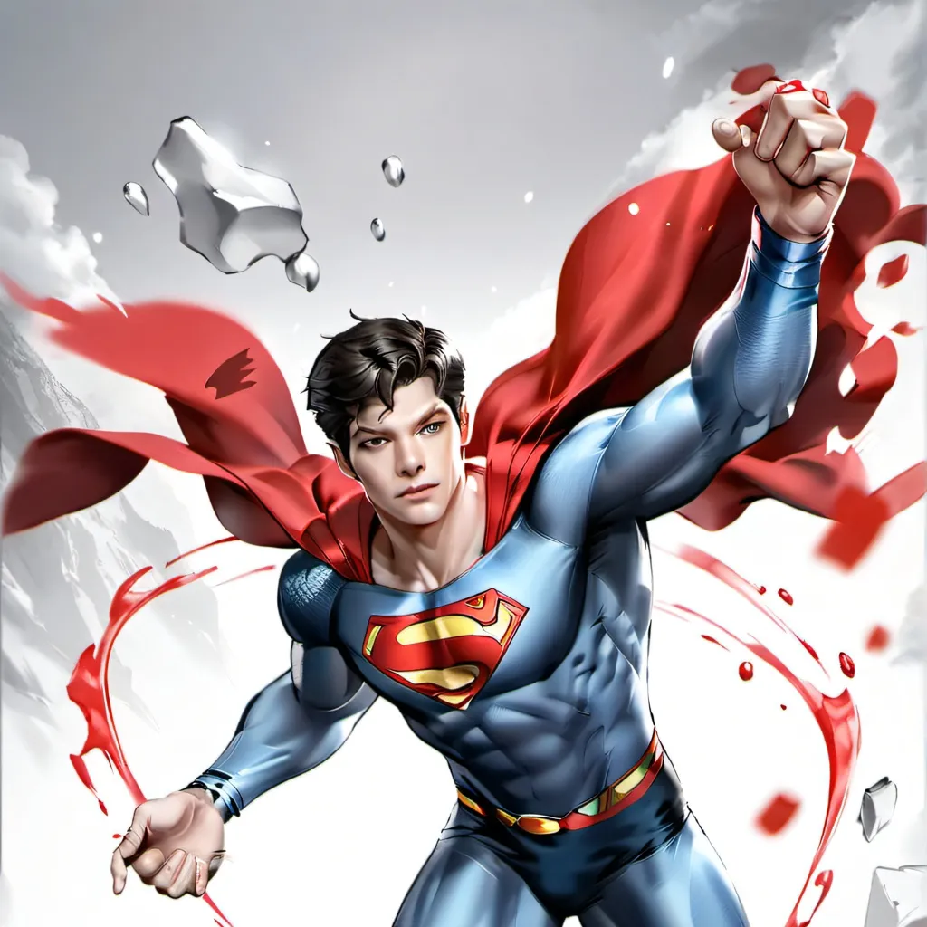 chat with ai character: strong super man