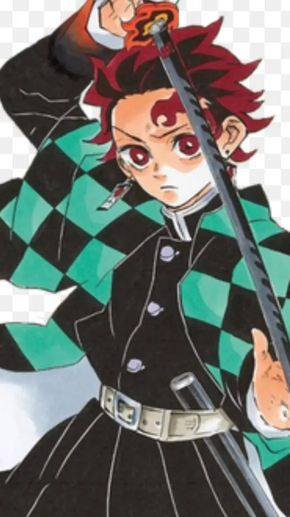 ai character: tanjiro (Kny) background