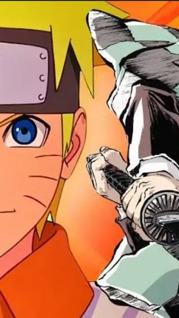 ai character: kny vs naruto background