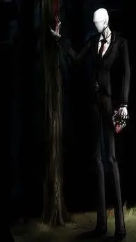 ai character: slenderman goddess background