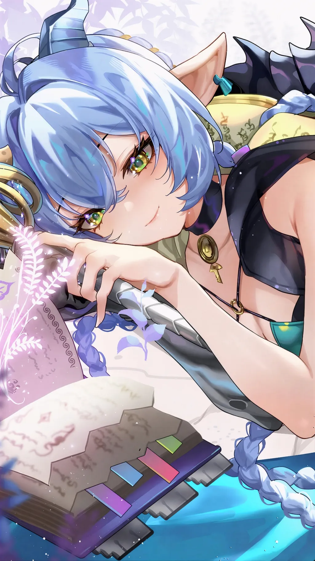 ai character: Lucia Elowen background