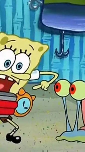 ai character: Spongebob background