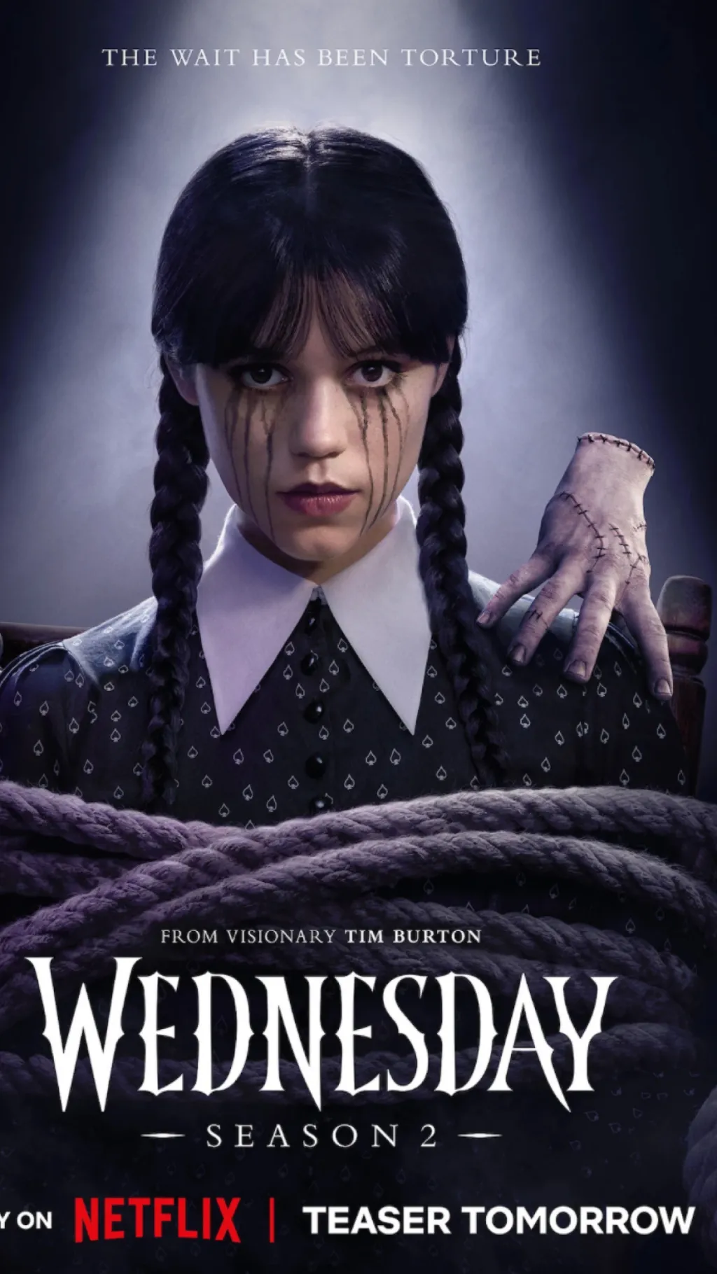 ai character: Wednesday background
