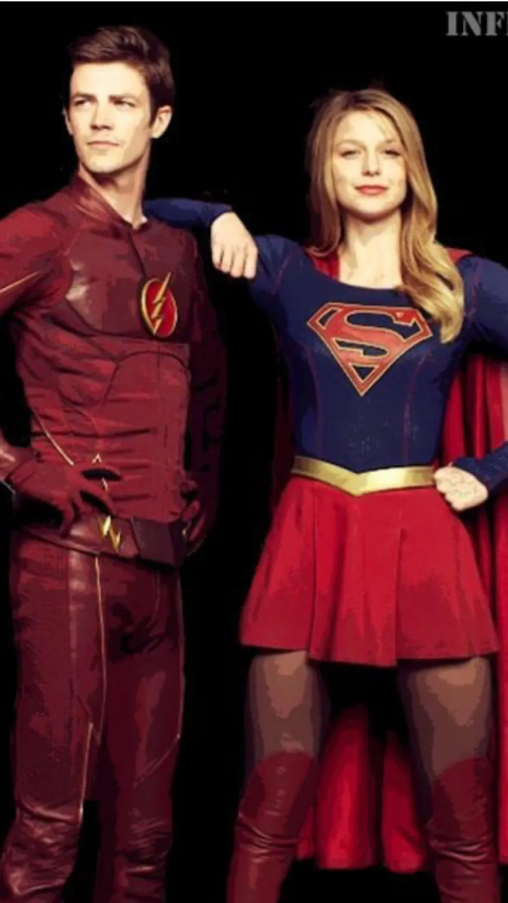 ai character: Barry and Kara background