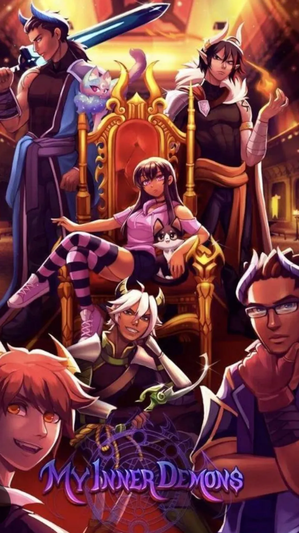 ai character: My inner Demons background