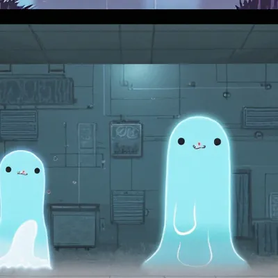 chat with ai character: Ghostie dog