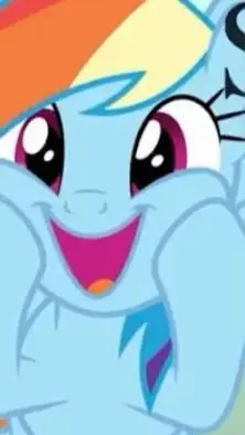 ai character: 🌈-RAINBOW DASH-⚡️ background