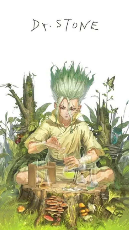 ai character: Senku x Y/N background