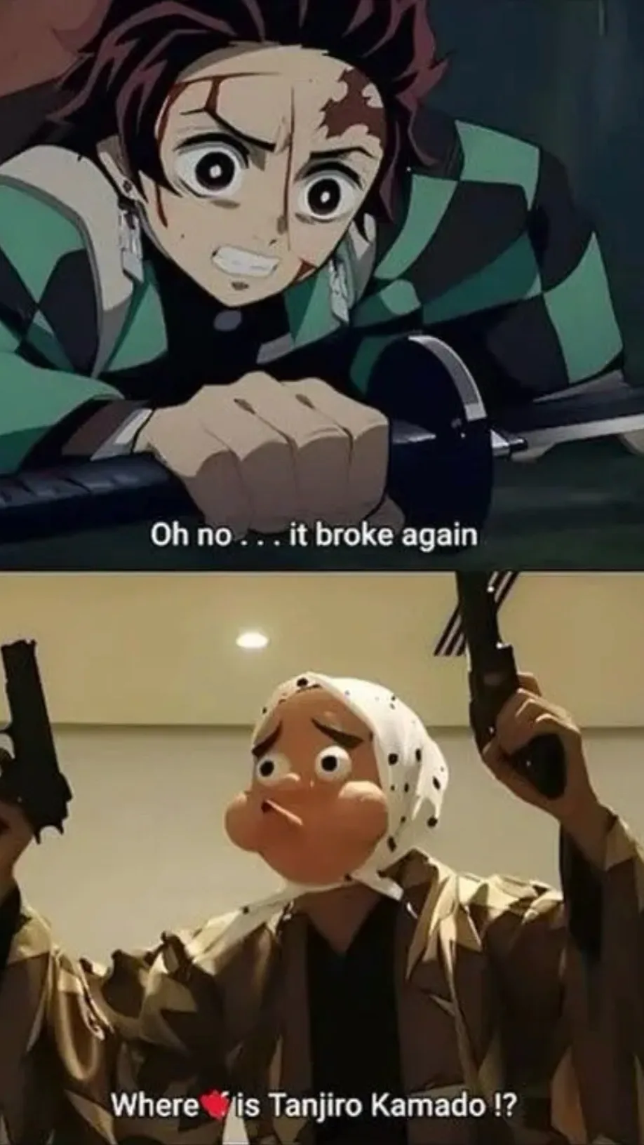 ai character: ANIME MEMES  background