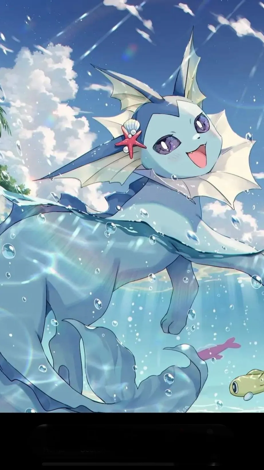 ai character: Vaporeon background