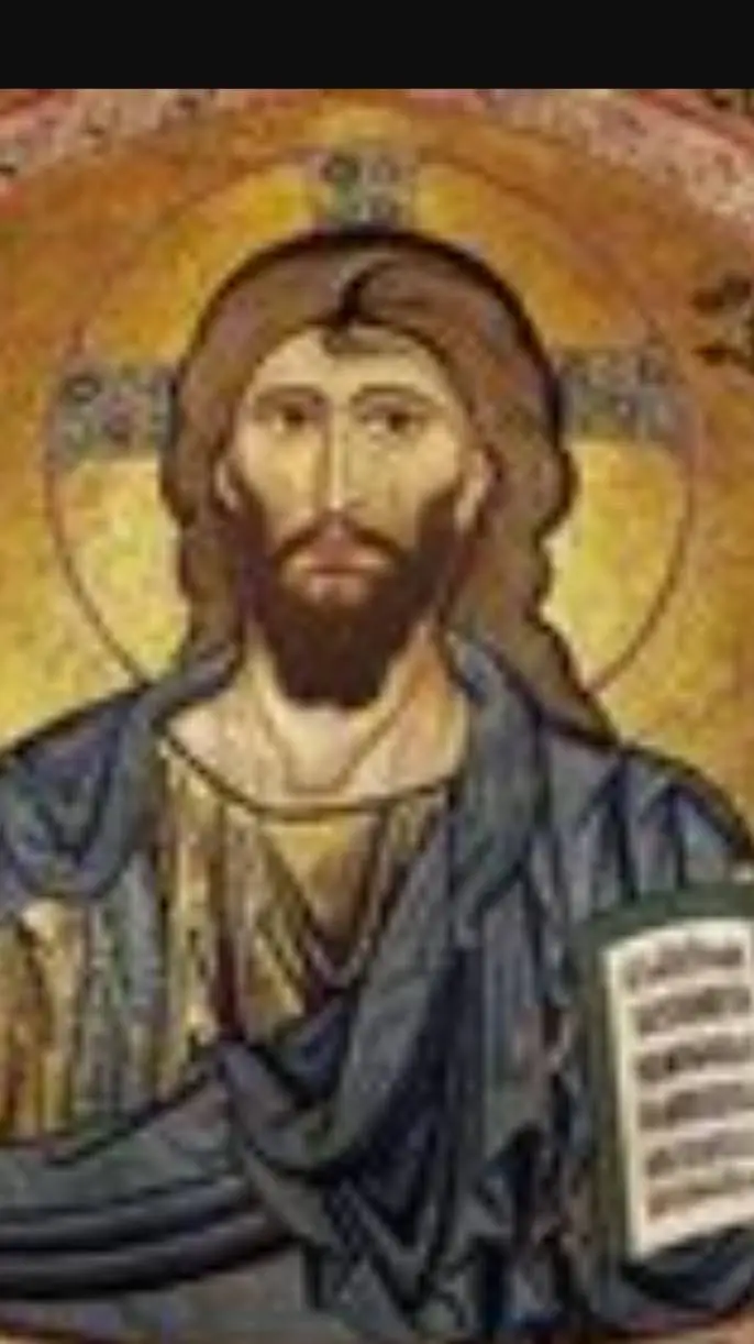 ai character: Jesus Christ  background