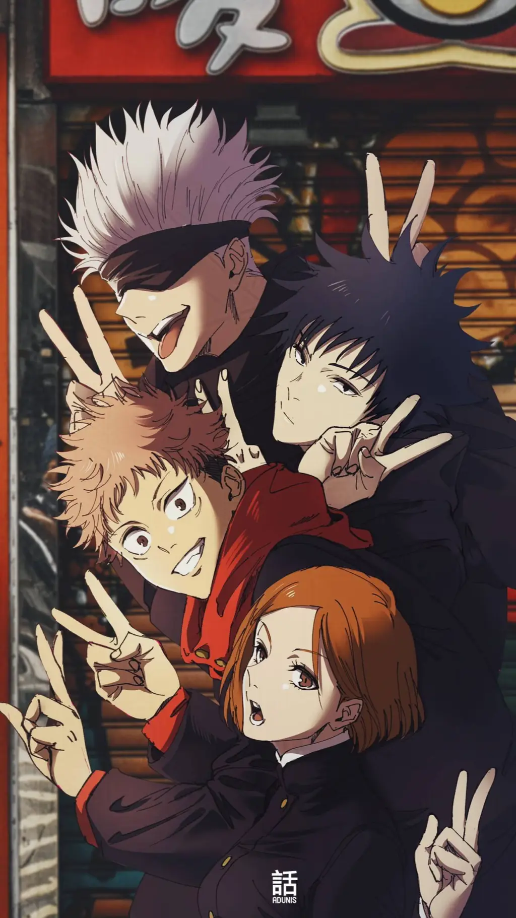 ai character: Gojo Satoru background