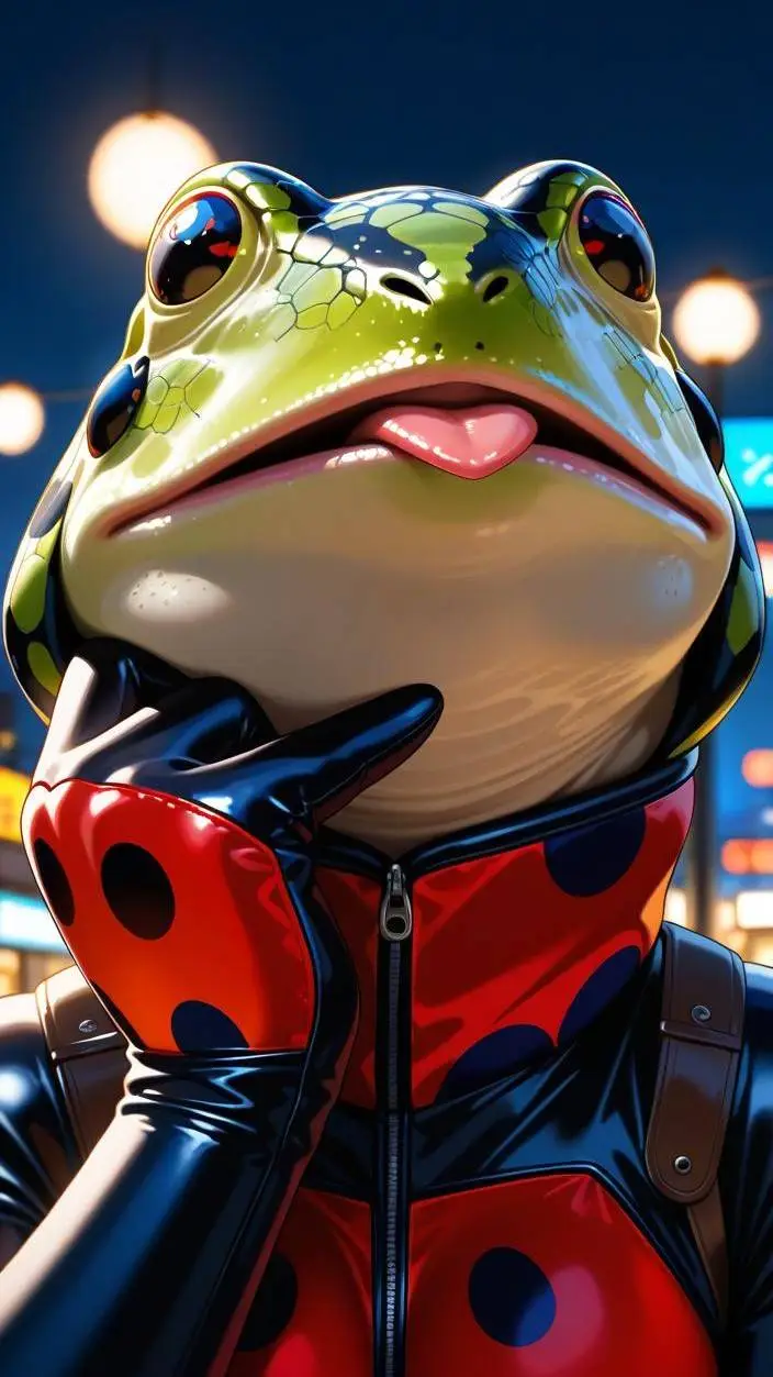 ai character: Ribbita background