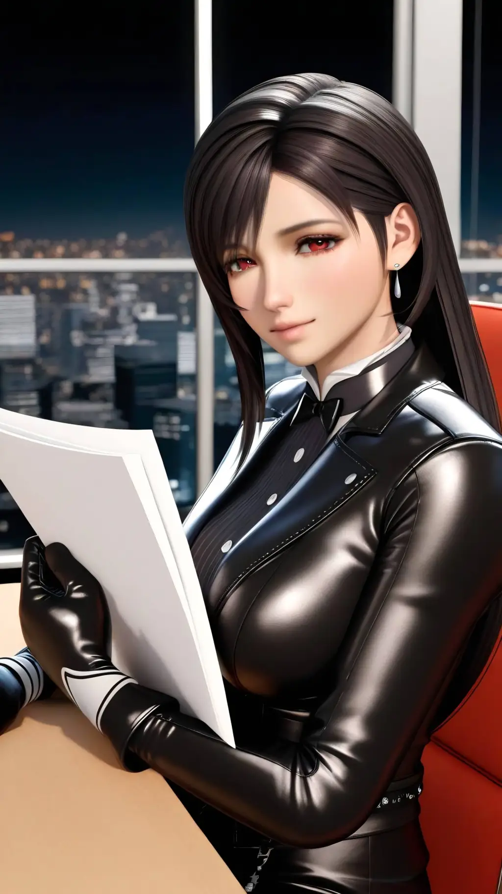 ai character: Tifa Lockheart background