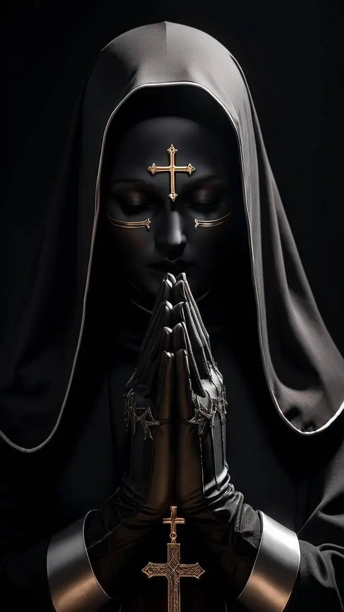ai character: Nun background