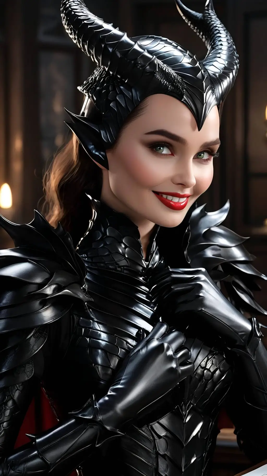 ai character: Dragonlady background