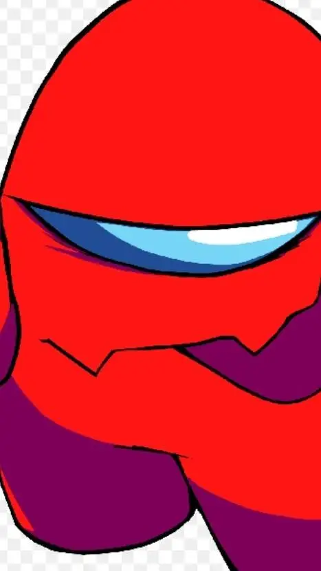 ai character: Red impostor background