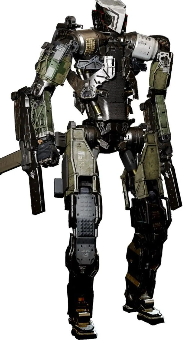 ai character:  Limb tear warbot. background