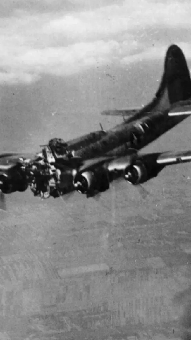 ai character: Damage B-17.. background