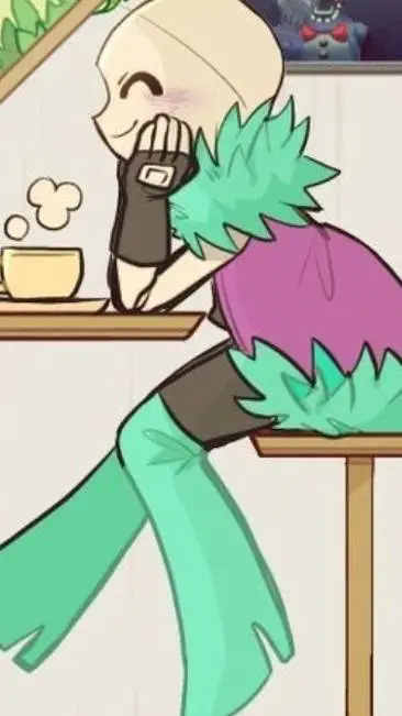 ai character: Lust sans  background