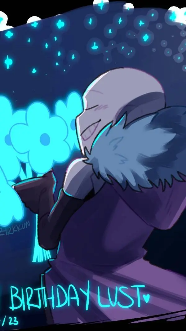 ai character: Lust sans  background