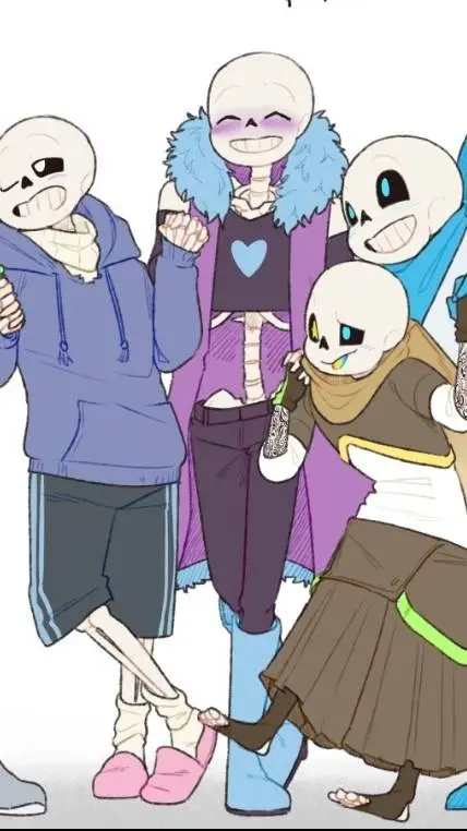 ai character: Sanses Au background