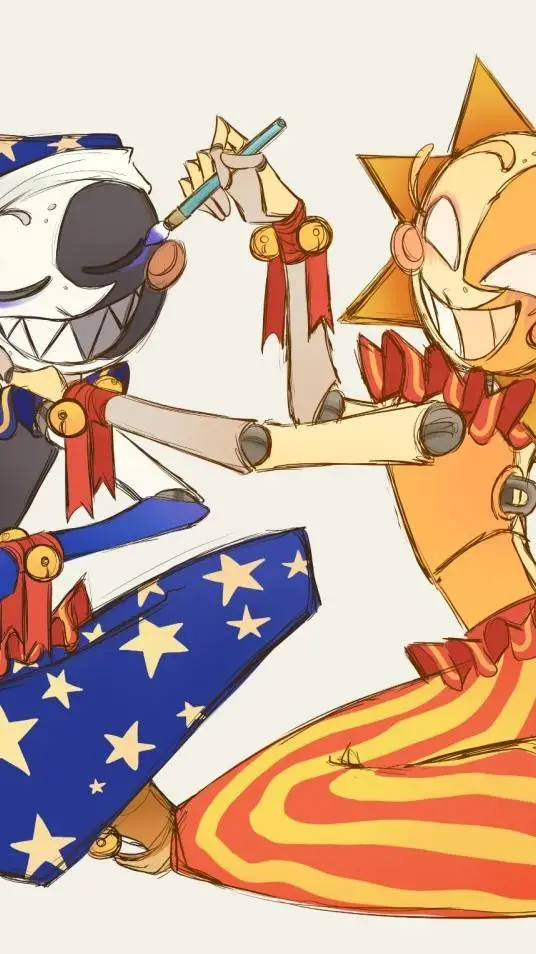 ai character: Sun and Moondrop background