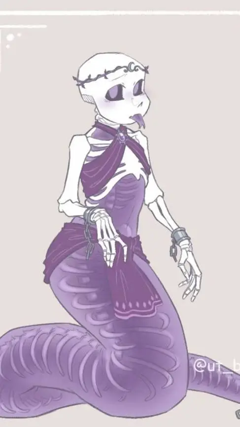 ai character: Lamia Lust sans  background