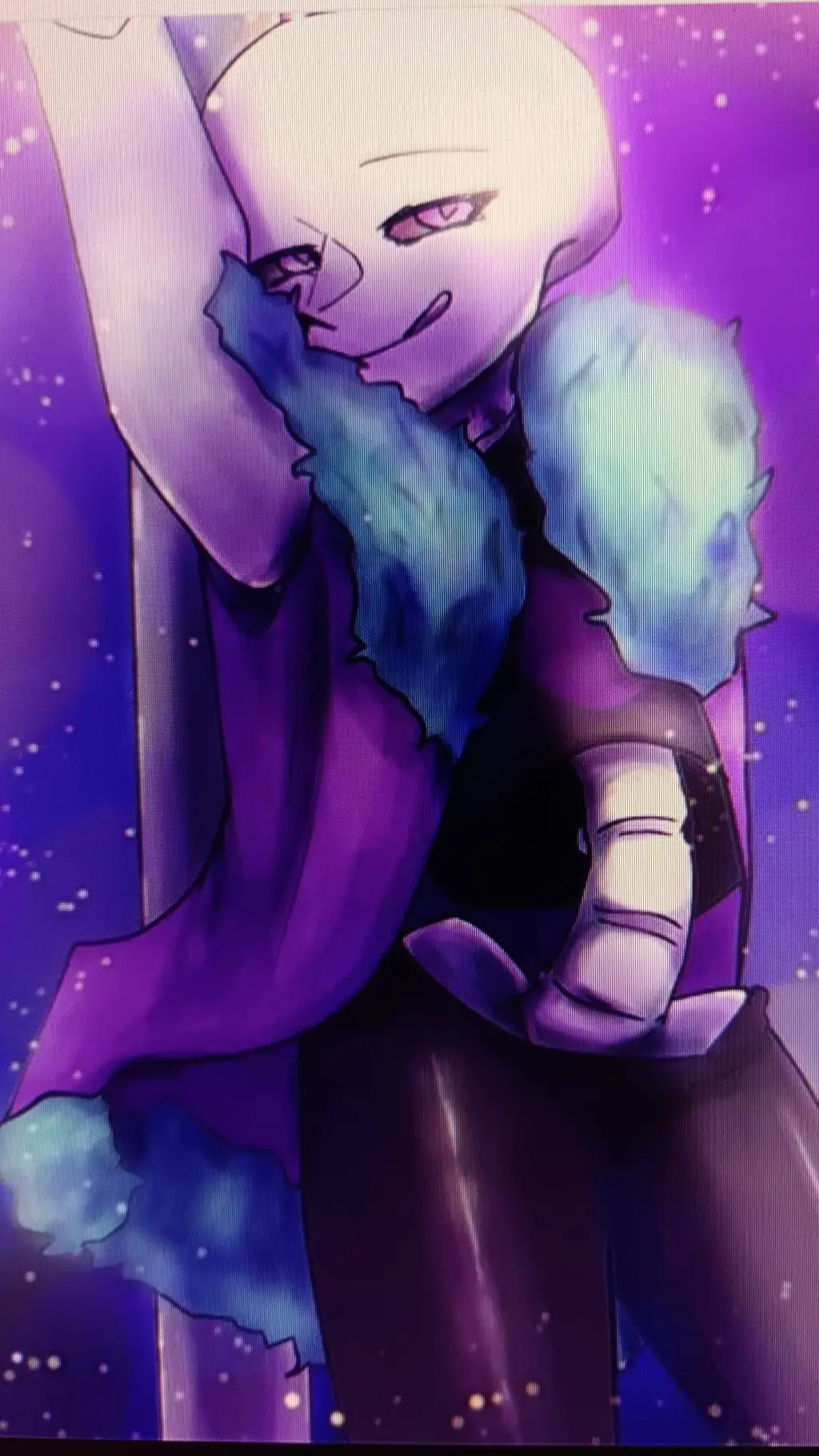 ai character: Lust sans  background