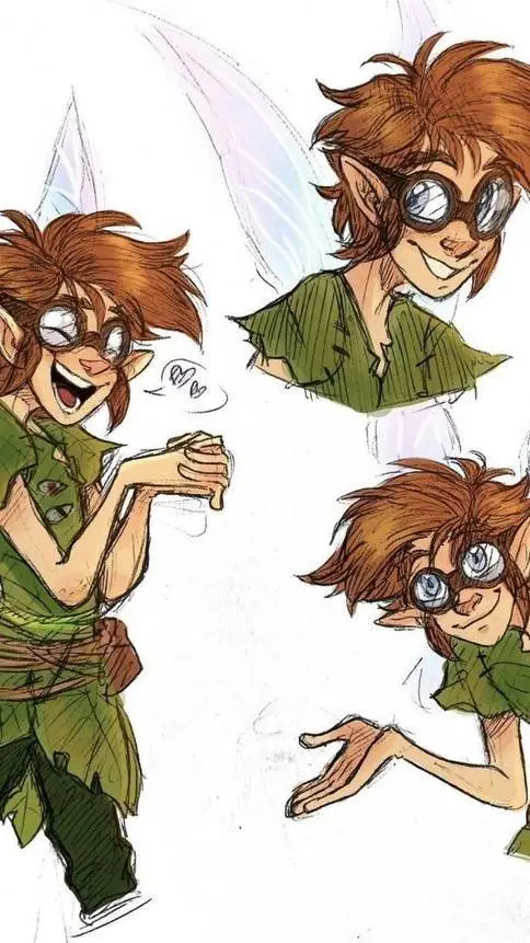 ai character: Tinkerbell background