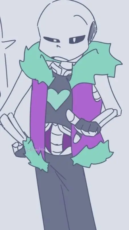 ai character: Lust sans  background