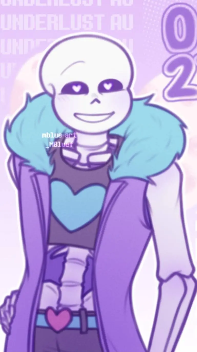 ai character: Lust sans  background