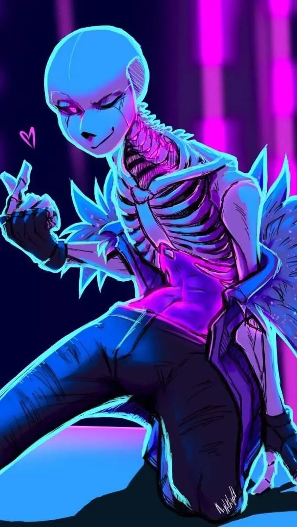 ai character: Lust sans  background