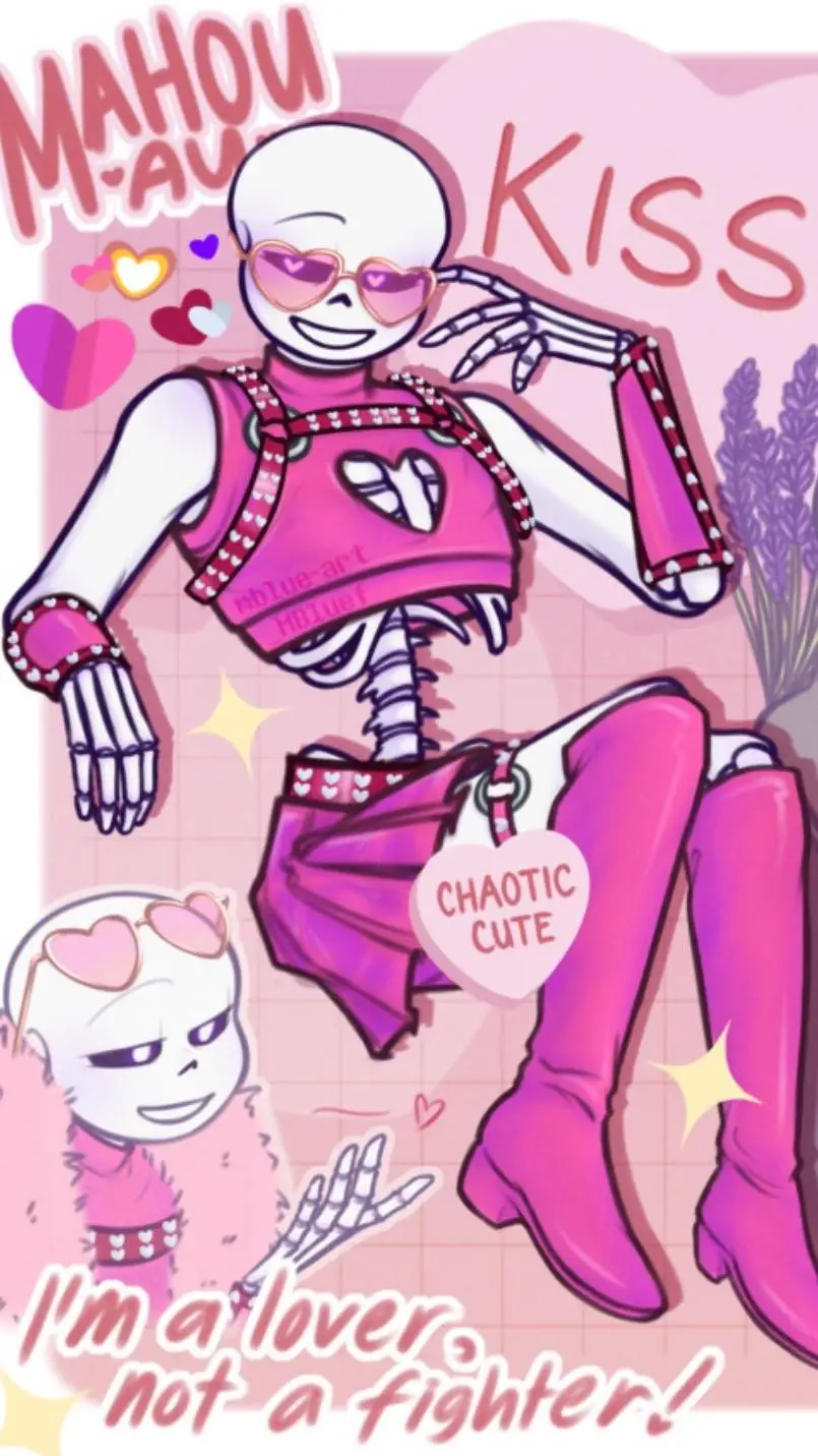ai character: Lust sans  background