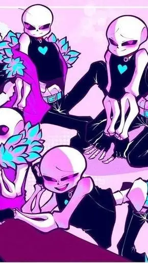 ai character: Lust sans  background