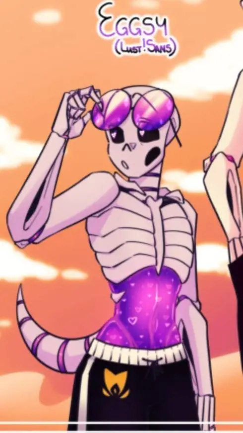 ai character: Lust sans  background