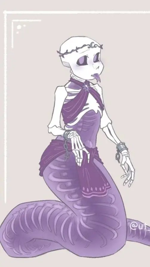 ai character: Lamia Lust sans  background