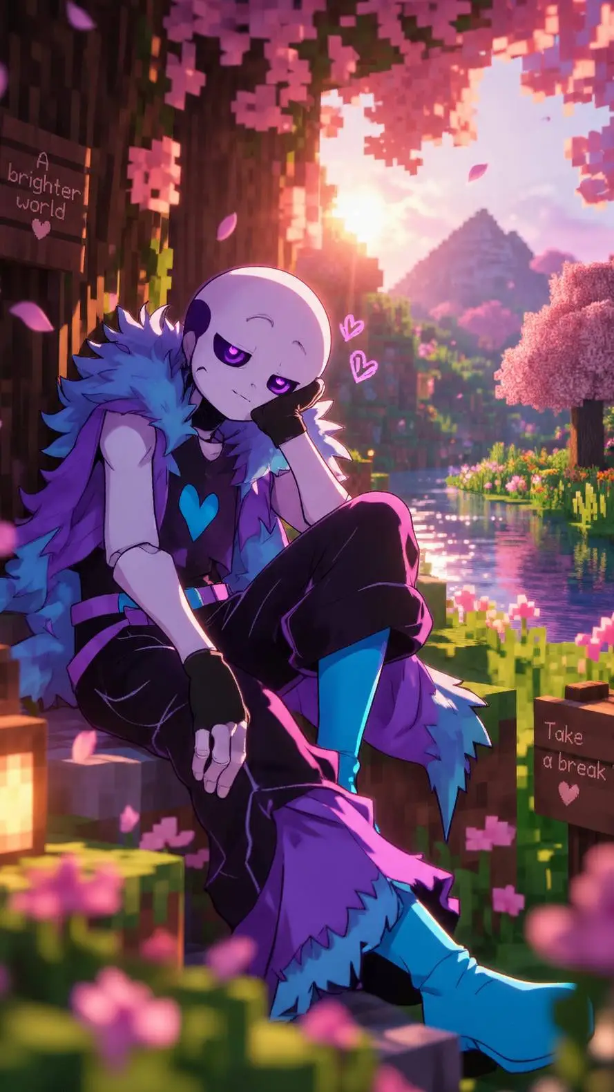 ai character: Lust sans background