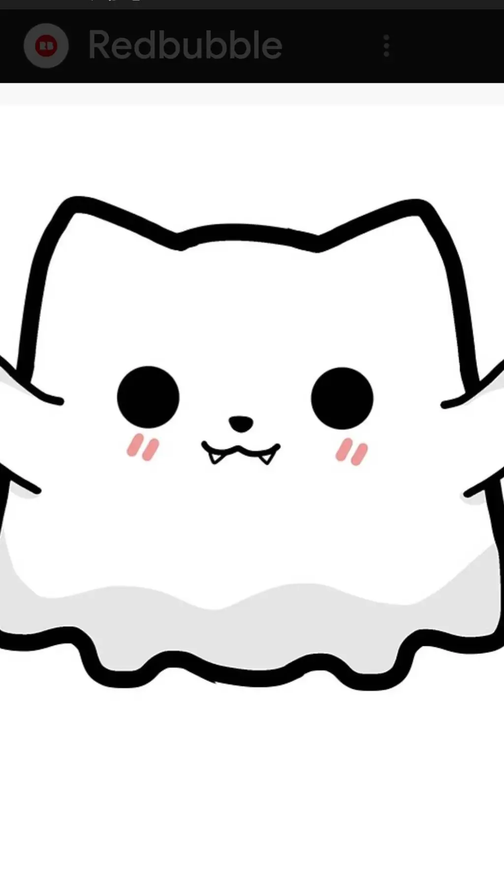 ai character: gost kitty  background