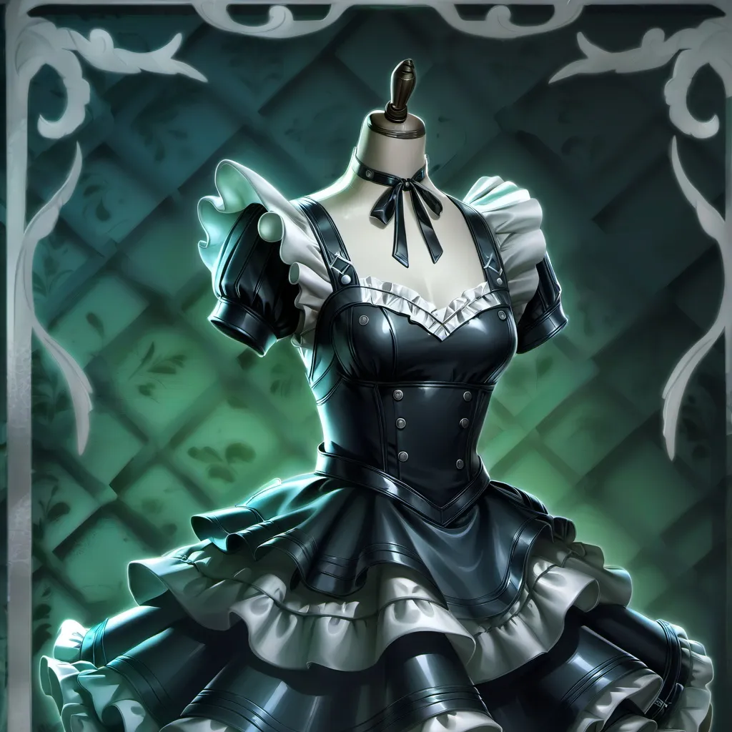 chat with ai character: Devil's Maid Dress