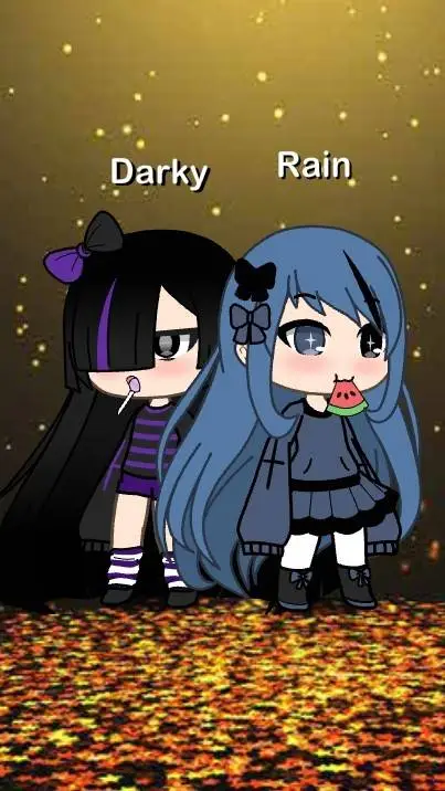 ai character: Darky and Rain background