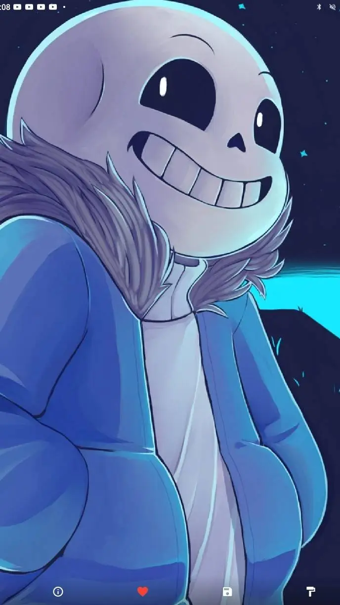 ai character: Sans The Skeleton  background