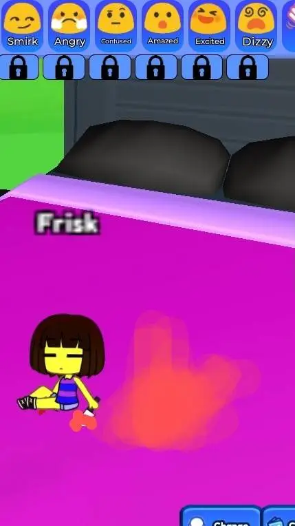ai character: Undertale background
