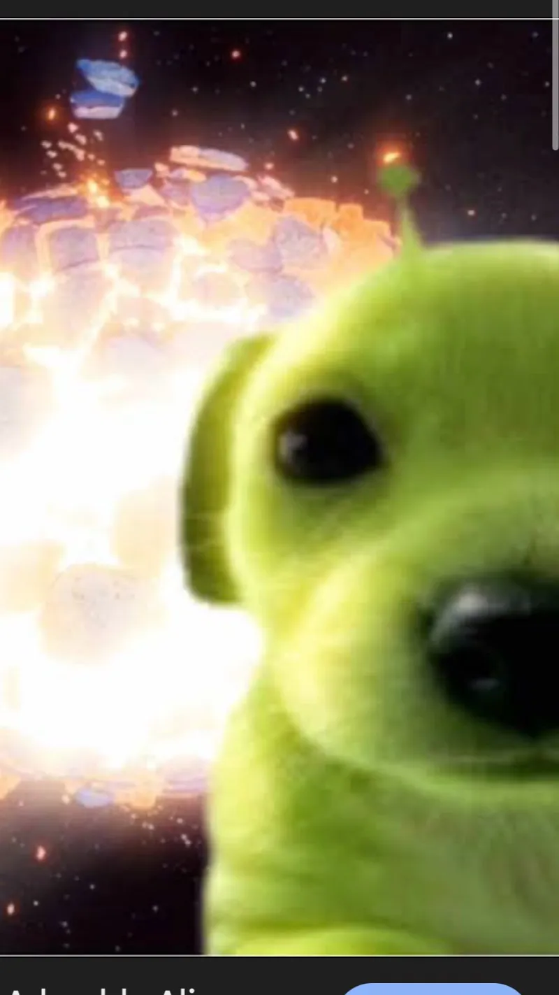 ai character: Alien Dog attack background