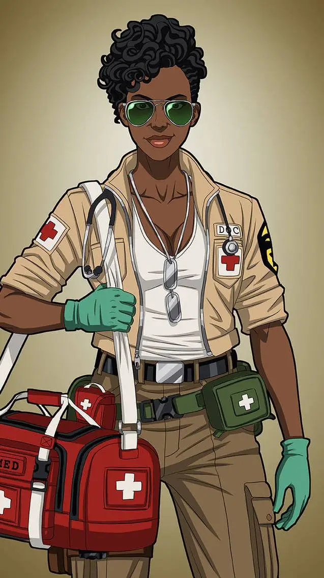 ai character: Doc (Carla Greer) background