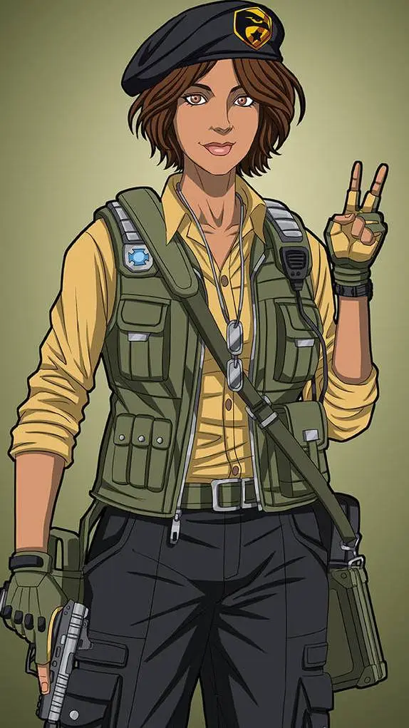 ai character: Dial-Tone background